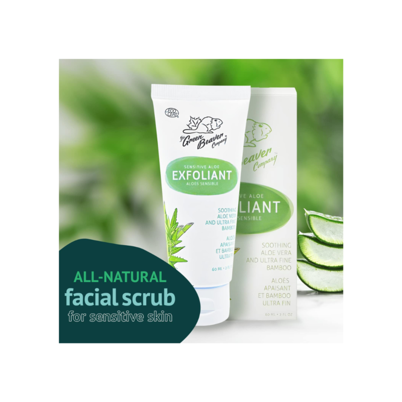 Aloe exfoliant - sensitive skin, Natural Facial Exfoliant