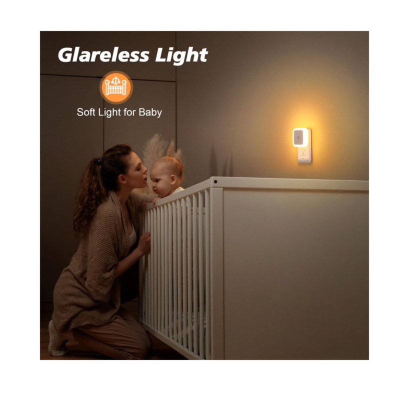 4-Pack Warm White Night Lights Plug into Wall