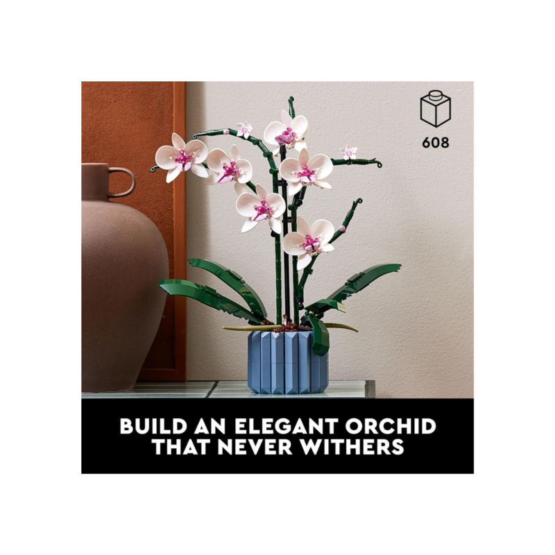 LEGO Botanical Collection Orchid Plant Decor Building Kit